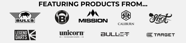 Featuring products from darts brands available at Darts Corner